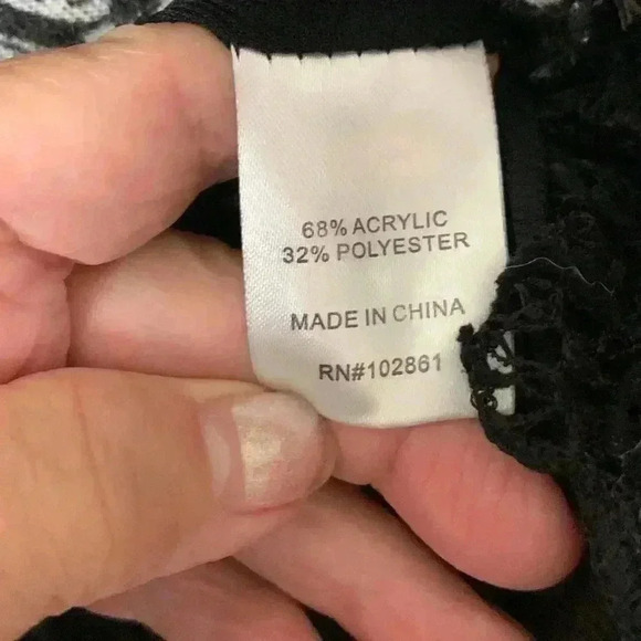 Dor Dor Long Sleeve, Fully Lined,  Cowl Neck, patchwork Dress - Picture 5 of 6